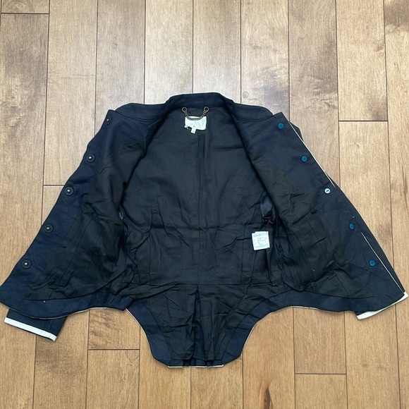 3.1 Phillip Lim Black and White Structured Blazer Jacket Size 2 buttons fitted - Picture 8 of 16